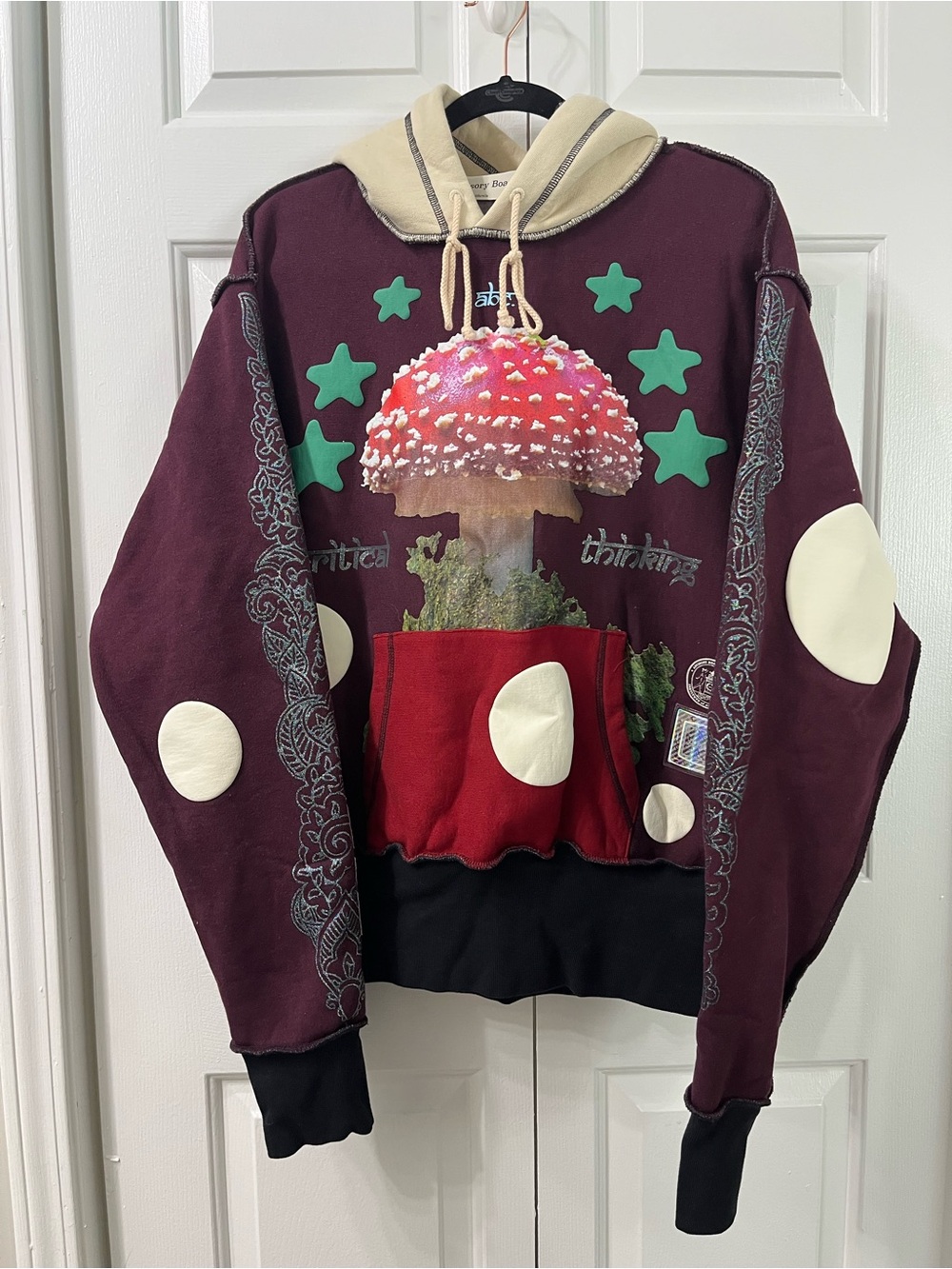 Advisory Board Crystals “Critical Thinking” Mushroom Hoodie, Size XL
